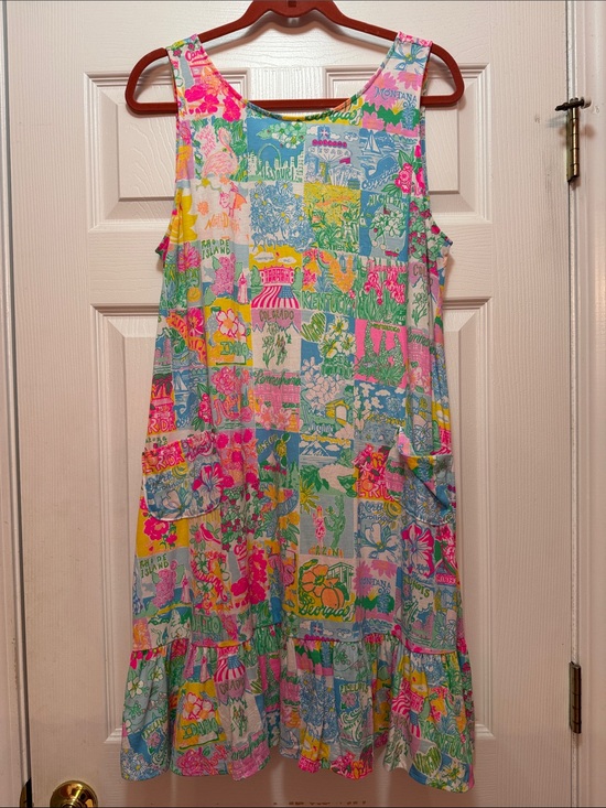 Lilly Pulitzer Dresses & Skirts - Colorful Lilly Pulitzer Kristin Flounce State Of Mind